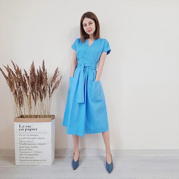 office casual sashes womens dress a line short sleeve v neck summer fashion midi party vestidos, Black;gray
office casual sashes womens dress a line short sleeve v neck summer fashion midi party vestidos, Black;gray