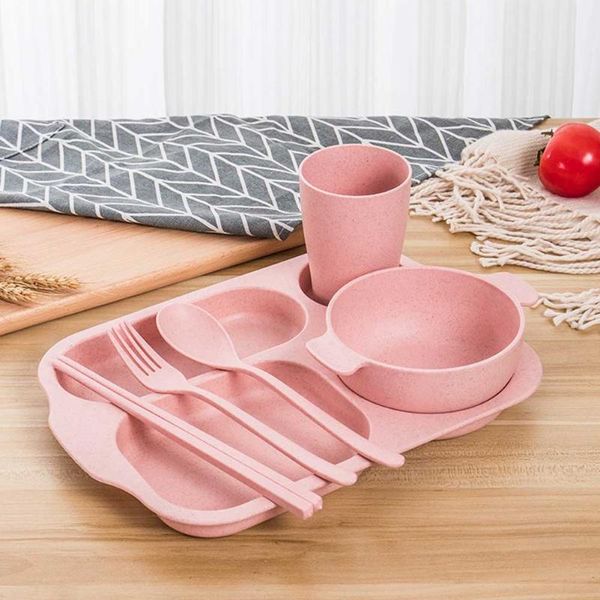 6pcs home training feeding wheat straw kindergarten baby tableware set divided dish dinner plate eating children bowl spoon dinnerware sets
6pcs home training feeding wheat straw kindergarten baby tableware set divided dish dinner plate eating children bowl spoon dinnerware sets