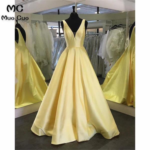 elegant a-line evening dresses long hard satin deep v-neck floor length backless formal party dress for women, White;black
elegant a-line evening dresses long hard satin deep v-neck floor length backless formal party dress for women, White;black