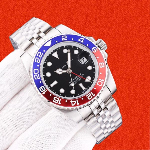 wristwatches gmt-master ii men's watches mechanical stainless steel oyster peretual date luxury automatic watch relogio masculin, Slivery;brown
wristwatches gmt-master ii men's watches mechanical stainless steel oyster peretual date luxury automatic watch relogio masculin, Slivery;brown
