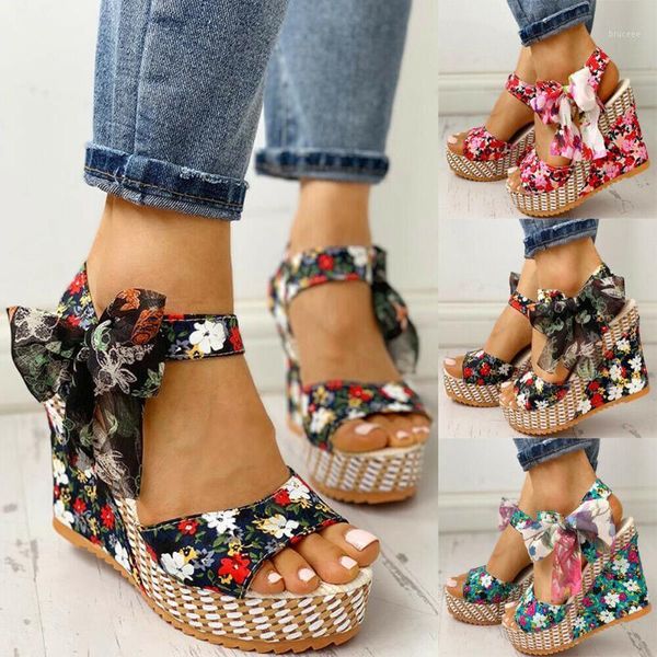 sandals womens ankle buckle high heel wedges fish mouth shaped ladies peep toe platform shoes sapato feminino1, Black