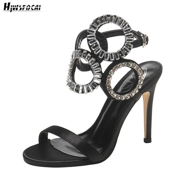 hjwsfdcai 2021 summer designer brand high heels ankle starp women sandals circle rhinestone wedding dress shoes femmes, Black
hjwsfdcai 2021 summer designer brand high heels ankle starp women sandals circle rhinestone wedding dress shoes femmes, Black