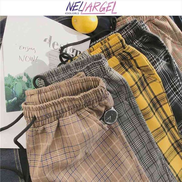 women y2k harajuku plaid pants streetwear women sweatpants korean fashions high waist pants plus size joggers, Black;white
women y2k harajuku plaid pants streetwear women sweatpants korean fashions high waist pants plus size joggers, Black;white