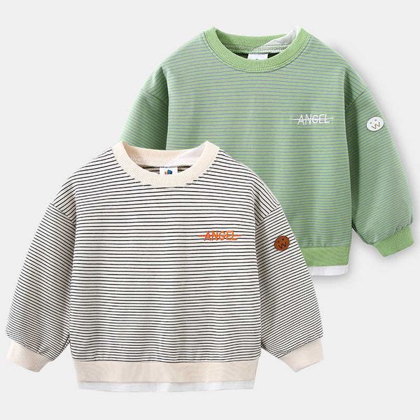 spring autumn 2 3 4 6 8 9 10 years children long sleeve striped print patchwork pullover basic sweatshirt for kids baby boy 210529, Black
spring autumn 2 3 4 6 8 9 10 years children long sleeve striped print patchwork pullover basic sweatshirt for kids baby boy 210529, Black