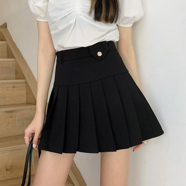 skirts skirt korean design sense high waist pleated slim summer short female a-line all-match, Black
skirts skirt korean design sense high waist pleated slim summer short female a-line all-match, Black