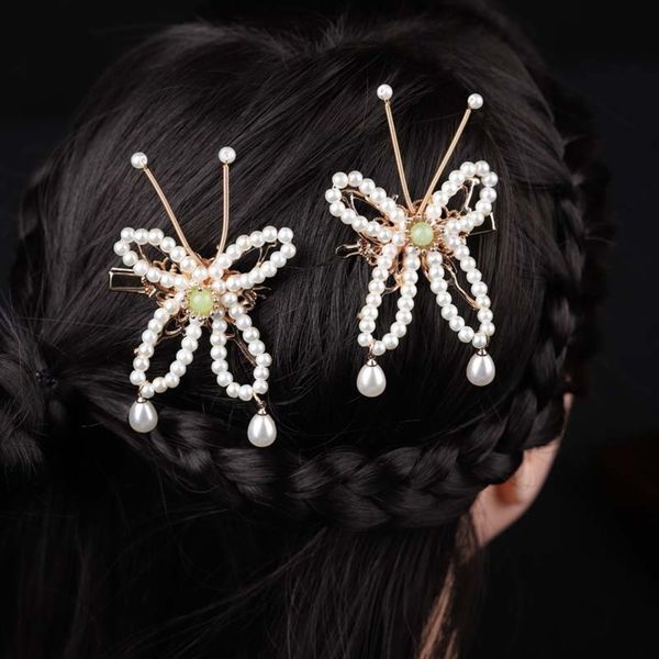 side clip female side cute mini butterfly hairpin back children's headdress cheongsam accessories daily simplicity, Golden;silver
side clip female side cute mini butterfly hairpin back children's headdress cheongsam accessories daily simplicity, Golden;silver