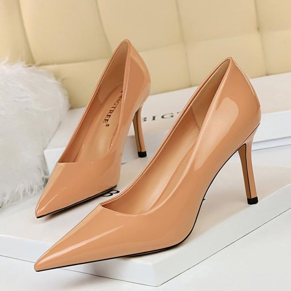 dress shoes bigtree women pumps heeled nude pointed toe high heel stiletto heels ladies 8.5 cm big size 43, Black
dress shoes bigtree women pumps heeled nude pointed toe high heel stiletto heels ladies 8.5 cm big size 43, Black