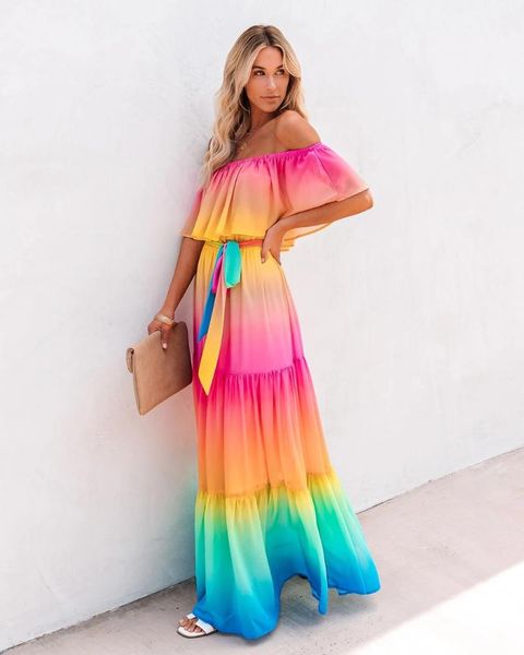 casual dresses 2021 european and american summer women's shoulder strap gradient dress long skirt, Black;gray
casual dresses 2021 european and american summer women's shoulder strap gradient dress long skirt, Black;gray