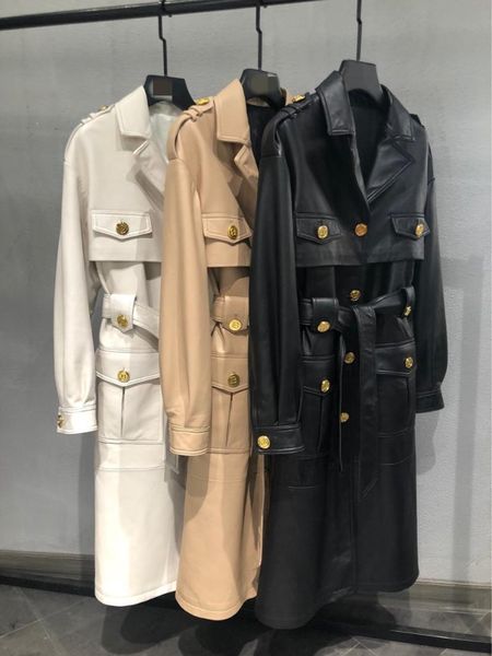 women's leather & faux 2021 haining autumn and winter clothes medium long locomotive slim woman sheepskin temperament, Black
women's leather & faux 2021 haining autumn and winter clothes medium long locomotive slim woman sheepskin temperament, Black