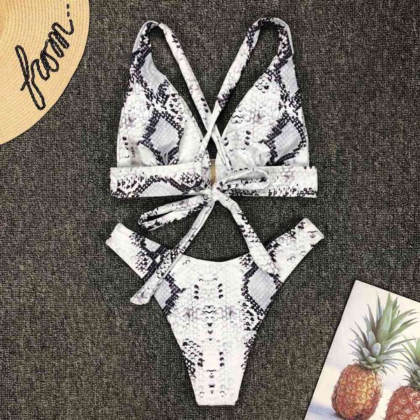 new snake skin mid waist women deep v swimwear female swimsuit two-pieces bikini set bather bathing suit swim ladyby ai
new snake skin mid waist women deep v swimwear female swimsuit two-pieces bikini set bather bathing suit swim ladyby ai