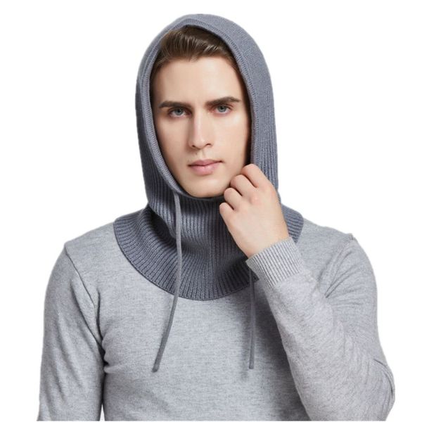 sparsil cashmere knit hooded hat women winter neck cover balaclava skullie beanies men ear face protect warm woollen caps, Blue;gray
sparsil cashmere knit hooded hat women winter neck cover balaclava skullie beanies men ear face protect warm woollen caps, Blue;gray