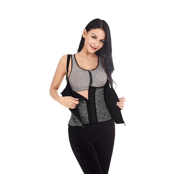 bustiers & corsets summer women waist trainer corset zipper vest body shaper cincher shapewear slimming belt sports girdle neoprene sauna ta, Black;white
bustiers & corsets summer women waist trainer corset zipper vest body shaper cincher shapewear slimming belt sports girdle neoprene sauna ta, Black;white