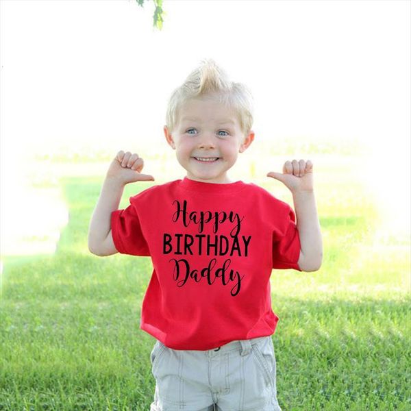 happy birthday daddy kids boys girls short sleeve for dad children casual tee shirts party wear, Blue
happy birthday daddy kids boys girls short sleeve for dad children casual tee shirts party wear, Blue