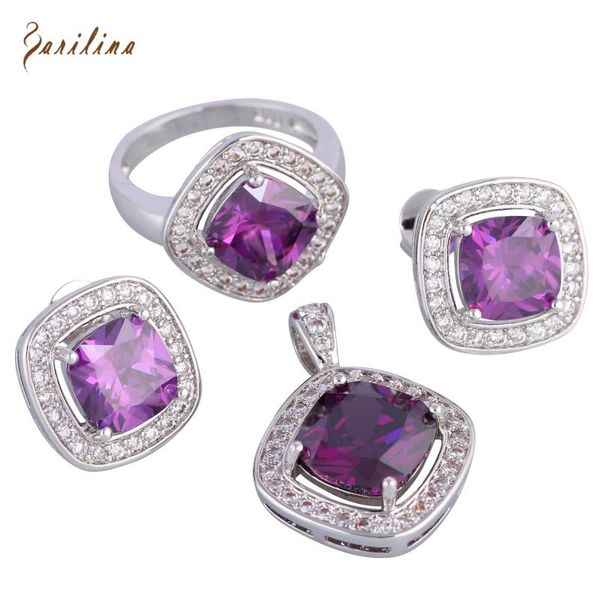 earrings & necklace purple crystal silver color overlay pendants/ring/earrings fashion jewelry set size 6 7 8 9 s264
earrings & necklace purple crystal silver color overlay pendants/ring/earrings fashion jewelry set size 6 7 8 9 s264