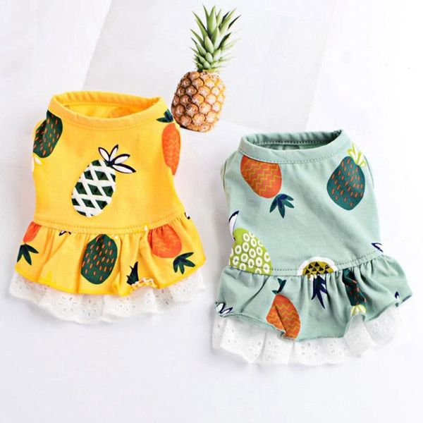 dog apparel summer puppy cat pineapple dresses for yorkies chihuahua clothes cotton pet cats skirt dress
dog apparel summer puppy cat pineapple dresses for yorkies chihuahua clothes cotton pet cats skirt dress