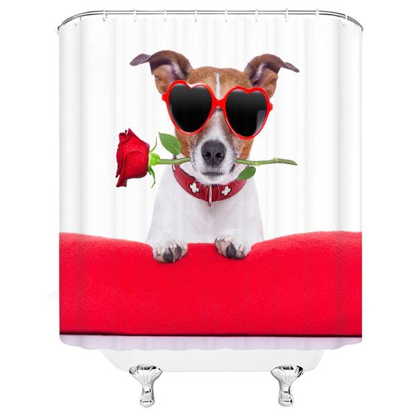 funny dog shower curtain dog rose decorative shower curtain set red flower background animal theme shower curtain lining
funny dog shower curtain dog rose decorative shower curtain set red flower background animal theme shower curtain lining