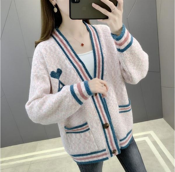 autumn winter women cardigans warm knitted sweater jacket fashion knit cardigan coat lady loose sweaters, White;black
autumn winter women cardigans warm knitted sweater jacket fashion knit cardigan coat lady loose sweaters, White;black