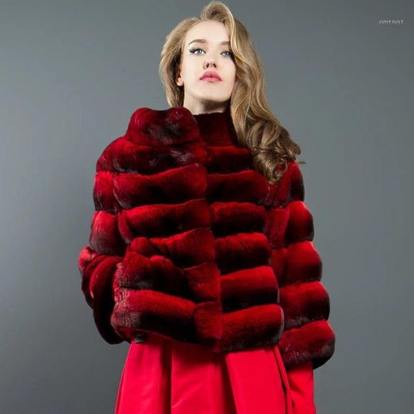 women's fur & faux 2021 red rex jacket genuine women winter fashion stand collar real coat for woman trendy outwear, Black
women's fur & faux 2021 red rex jacket genuine women winter fashion stand collar real coat for woman trendy outwear, Black