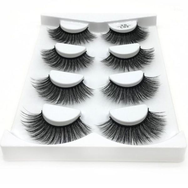 4pairs 100% real mink eyelashes 3d natural false lashes soft eyelash extension makeup kit cilios1
4pairs 100% real mink eyelashes 3d natural false lashes soft eyelash extension makeup kit cilios1
