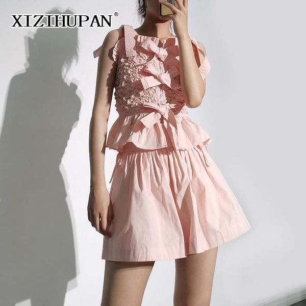 women's tracksuits xizihupan cut out solid two piece set for women square collar sleeveless high waist wide leg short casual suits 2021, Gray
women's tracksuits xizihupan cut out solid two piece set for women square collar sleeveless high waist wide leg short casual suits 2021, Gray