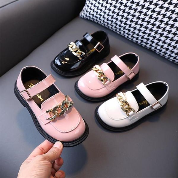flat shoes pu leather girls princess chain design kids flats soft bottom toddler children loafers slip on big casual sneakers, Black;grey
flat shoes pu leather girls princess chain design kids flats soft bottom toddler children loafers slip on big casual sneakers, Black;grey