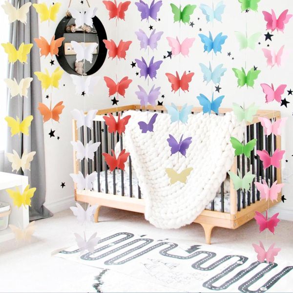 party decoration 1set paper garland 18pcs 3 layers butterflies string wedding hanging birthday banner for home living room decor
party decoration 1set paper garland 18pcs 3 layers butterflies string wedding hanging birthday banner for home living room decor