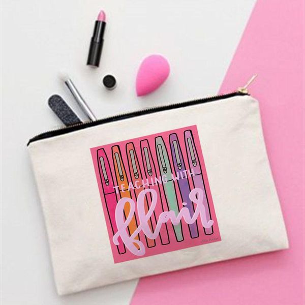 cosmetic bags & cases women teaching with flair printed make up bag fashion cosmetics organizer for travel colorful storage lady
cosmetic bags & cases women teaching with flair printed make up bag fashion cosmetics organizer for travel colorful storage lady