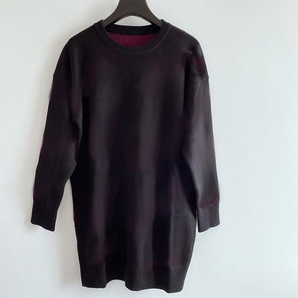 women's sweaters casual knit dress contrast color long sleeve autumn fashion wear classic letter pattern lady knitwear ladies sweater, White;black
women's sweaters casual knit dress contrast color long sleeve autumn fashion wear classic letter pattern lady knitwear ladies sweater, White;black
