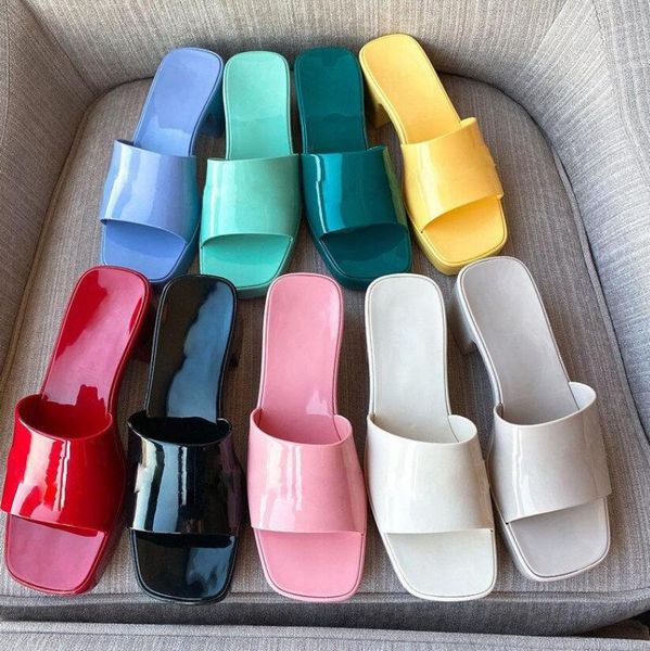 2021 women sandals high heels rubber slide sandal platform slipper chunky 2.4 heel height shoes summer embossed flip flops with box, Black
2021 women sandals high heels rubber slide sandal platform slipper chunky 2.4 heel height shoes summer embossed flip flops with box, Black
