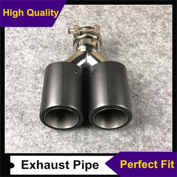 motorcycle exhaust system 1 pcs 304 stainless steel muffler car universal end tips auto double matte carbon fiber pipe
motorcycle exhaust system 1 pcs 304 stainless steel muffler car universal end tips auto double matte carbon fiber pipe