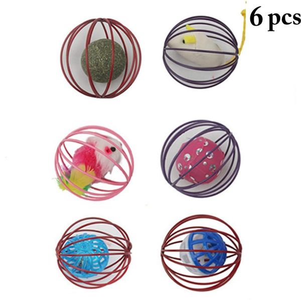 cat toys 6pcs hollow ball toy lifelike kitten mouse chewing in cage pet interactive training for cats
cat toys 6pcs hollow ball toy lifelike kitten mouse chewing in cage pet interactive training for cats