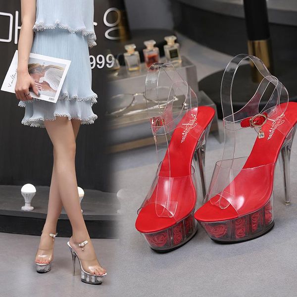 nightclub high heels flower sandals women's shoes catwalk pole dance crystal bottom platform lfd, Black
nightclub high heels flower sandals women's shoes catwalk pole dance crystal bottom platform lfd, Black