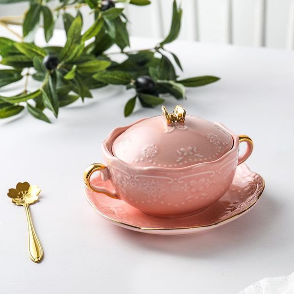 bowls 280ml sauce bowl embossed gold-plated nest stew pot ceramic binaural sugar dessert tremella soup with lid set
bowls 280ml sauce bowl embossed gold-plated nest stew pot ceramic binaural sugar dessert tremella soup with lid set