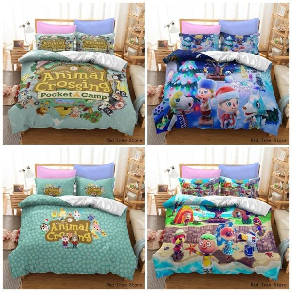 bedding sets anime games set cover animal crossing print duvet covers comforter 135*200 single double size kids bed line no sheet
bedding sets anime games set cover animal crossing print duvet covers comforter 135*200 single double size kids bed line no sheet