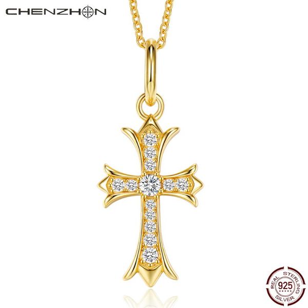 chains chenzhon 925 sterling silver couple necklace simple fashion cross pendant chain for women men jewelry gift
chains chenzhon 925 sterling silver couple necklace simple fashion cross pendant chain for women men jewelry gift