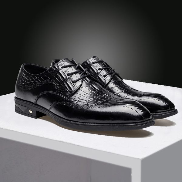 men's busins drs leather shoes, layer, cow , british pointed fashion wedding wenzhou men's shoes, Black
men's busins drs leather shoes, layer, cow , british pointed fashion wedding wenzhou men's shoes, Black