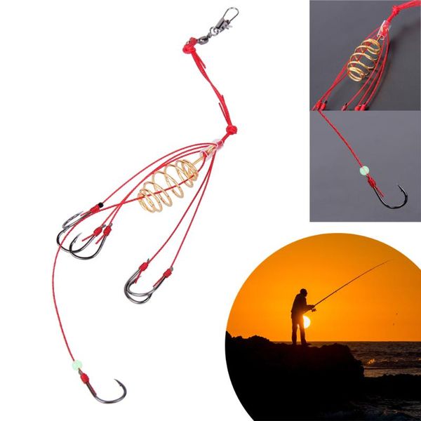 4pcs/lot explosion fishing hook lure bait trap 6/8/10/12 with stainless steel springs outdoor accessories hooks
4pcs/lot explosion fishing hook lure bait trap 6/8/10/12 with stainless steel springs outdoor accessories hooks