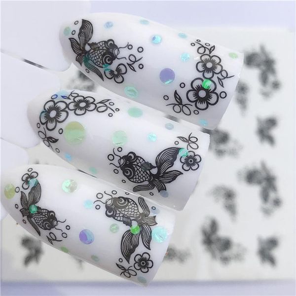 nail art decorations watermark decals black lace flower goldfish decoration dream cather slider for diy tips, Silver;gold
nail art decorations watermark decals black lace flower goldfish decoration dream cather slider for diy tips, Silver;gold
