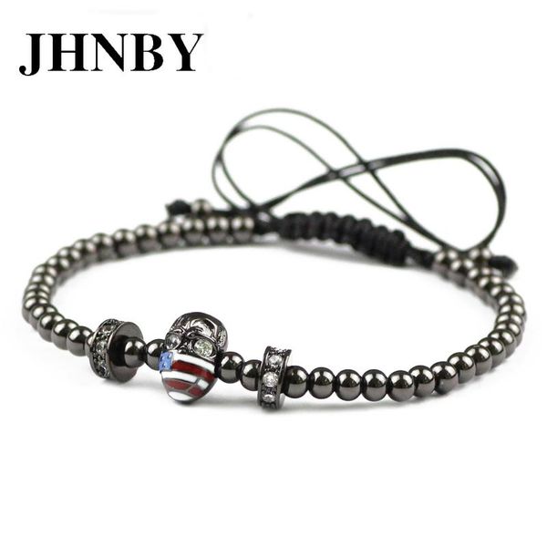 charm bracelets jhnby trendy face model braided rope men bangle 4mm copper beads zircon cz spacer women charms bracelet gold color jewelry g, Golden;silver
charm bracelets jhnby trendy face model braided rope men bangle 4mm copper beads zircon cz spacer women charms bracelet gold color jewelry g, Golden;silver