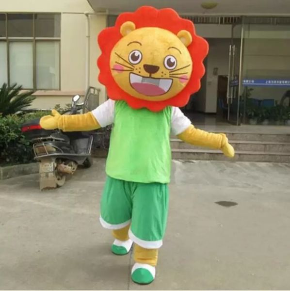 size lion mascot costumes halloween fancy party dress cartoon character carnival xmas easter advertising birthday party costume outfit, Red;yellow
size lion mascot costumes halloween fancy party dress cartoon character carnival xmas easter advertising birthday party costume outfit, Red;yellow