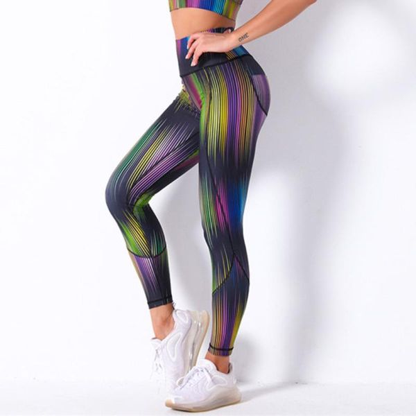 women's leggings women sports casual print seamless skinny pants fitness gym stretchy legging running elastic workout leggins, Black
women's leggings women sports casual print seamless skinny pants fitness gym stretchy legging running elastic workout leggins, Black