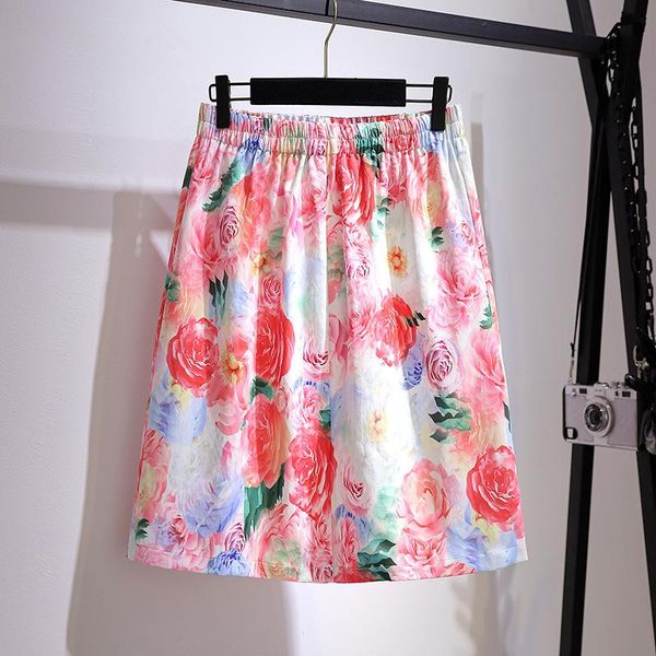ladies summer plus size midi skirt for women large a-line floral print flower red pleated skirts 3xl 4xl 5xl 6xl, Black
ladies summer plus size midi skirt for women large a-line floral print flower red pleated skirts 3xl 4xl 5xl 6xl, Black