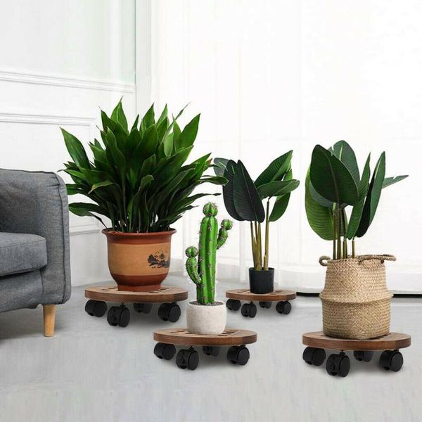 planters & pots wood plant caddy rolling potted stand with universal wheels round plastic tray heavy duty flower pot rack
planters & pots wood plant caddy rolling potted stand with universal wheels round plastic tray heavy duty flower pot rack