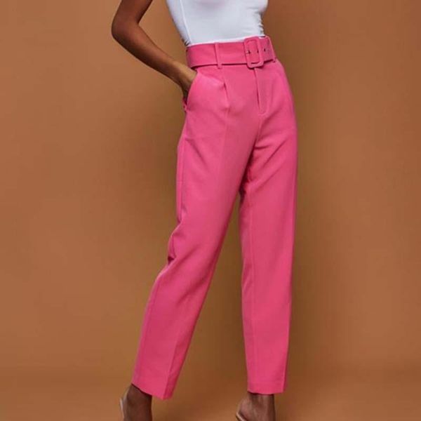 women's pants & capris casual high waist autumn belted straight leg slacks office lady suit women trousers ko67, Black;white
women's pants & capris casual high waist autumn belted straight leg slacks office lady suit women trousers ko67, Black;white