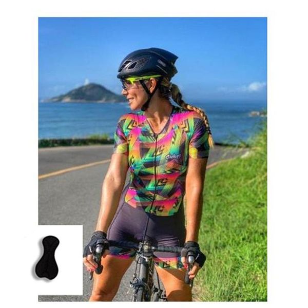 racing sets 2021 sublimation pro woman's jersey uniform custom cycling team cyclist women bike triathlon jumpsuit, Black;blue
racing sets 2021 sublimation pro woman's jersey uniform custom cycling team cyclist women bike triathlon jumpsuit, Black;blue
