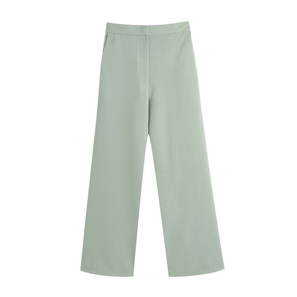 women solid wide leg pants summer high waist pockets long trousers casual stylish suit 210430, Black;white
women solid wide leg pants summer high waist pockets long trousers casual stylish suit 210430, Black;white