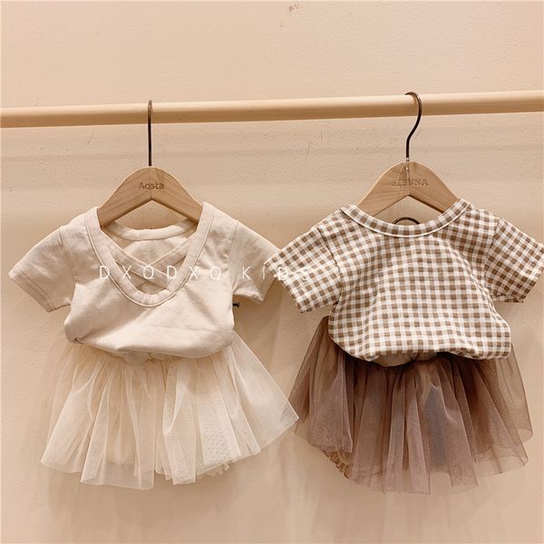 babys cross back short sleeve and plaid puff sweet all-match half-length dress, Red;yellow
babys cross back short sleeve and plaid puff sweet all-match half-length dress, Red;yellow