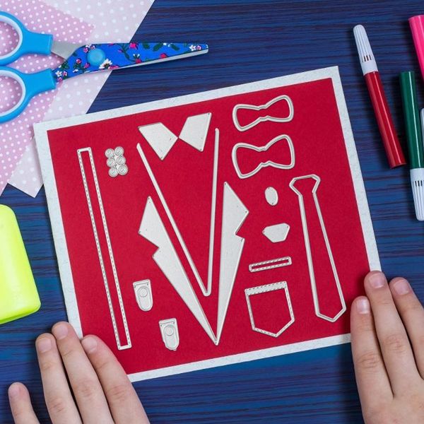 painting supplies cartoon necktie metal cutting diesembossing stencilpaper card transparent silicone clear seal stamps for diy scrapbooking
painting supplies cartoon necktie metal cutting diesembossing stencilpaper card transparent silicone clear seal stamps for diy scrapbooking