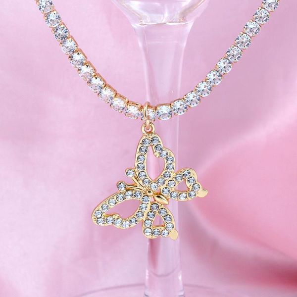 pendant necklaces hollow butterfly iced out cz tennis chain collar for women gold silver color crystal animal necklace jewelry
pendant necklaces hollow butterfly iced out cz tennis chain collar for women gold silver color crystal animal necklace jewelry