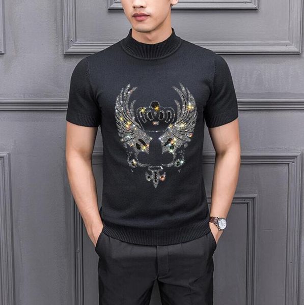 autumn winter pullover rhinestones short sweater sleeve korean body-slimming tight, White;black
autumn winter pullover rhinestones short sweater sleeve korean body-slimming tight, White;black